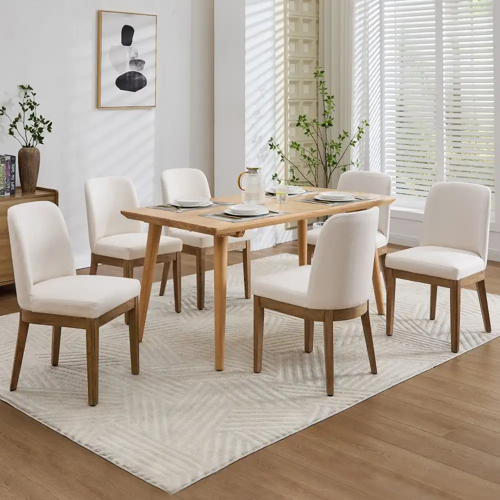 modern solid wood dining chair